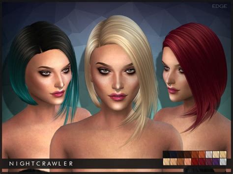 The Sims Resource Edge Hairstyle By Nightcrawler Sims 4 Hairs