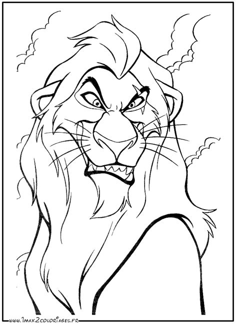 Sélection de dessins de coloriage le roi lion à imprimer sur LaGuerche
