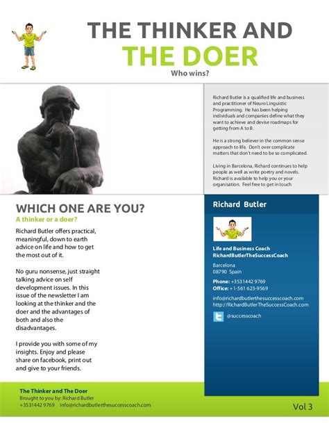 Which One Are You A Thinker Or A Doer