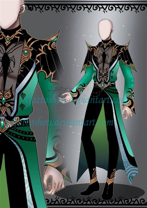 Male Outfit 261 [auction] [closed] By Gattoadopts On Deviantart Anime Outfits Cool Outfits