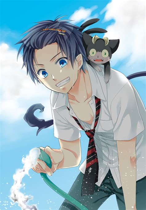 Rin Okumura And Kuro Ao No Exorcist I Love When He Has That Clip In