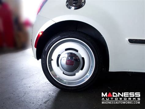 Fiat 500 Retro Wheel By Fiat 1 16 Tech Silver Painted And Polished