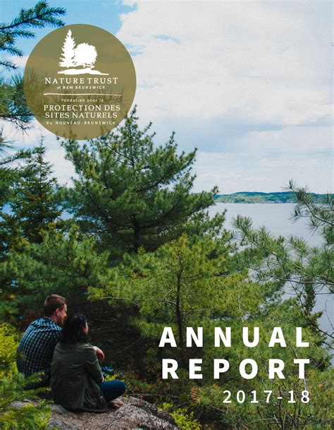I thought, we can stay strong like stones chok yue zan. Annual Report 2017-18 by Nature Trust of New Brunswick - Issuu