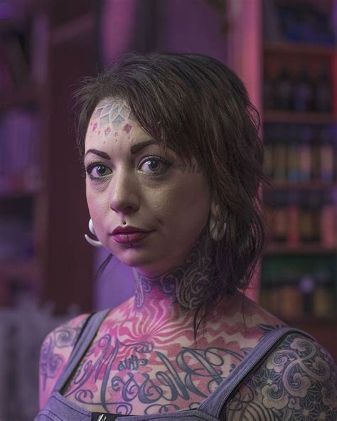 Striking Photos Of Inked Individuals Who Proudly Don Face Tattoos Facial Tattoos Tattoo