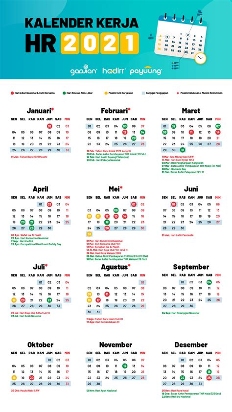Kalender 2021 Dan Hari Libur Newstempo