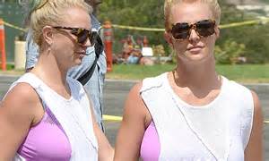 Britney Spears Flashes Major Sideboob In Sheer Top After Hitting The