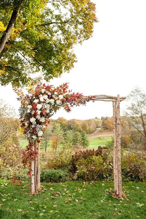 27 Fall Wedding Arches That Will Make You Say ‘i Do Weddingomania