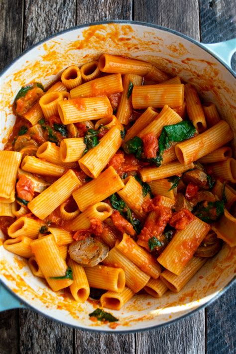 Sauté until tender, about 10 minutes. Cheesy Baked Rigatoni with Italian Sausage - The Original Dish