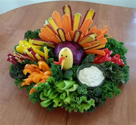 Veggie Turkey Platter Thanksgiving Veggies Veggie Christmas