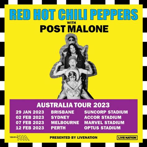 Red Hot Chili Peppers Announce Australian Tour Dates For January And