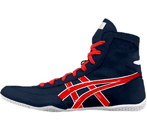 In Stock Asics Wrestling Shoes 1083a001 Ex Eo Twr900 Navy X Red X
