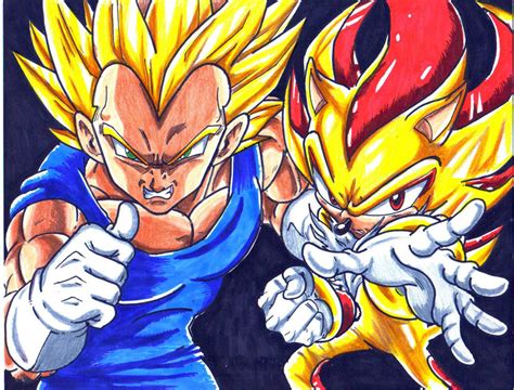 S Vegeta And S Shadow Colored By Trunks24 On Deviantart