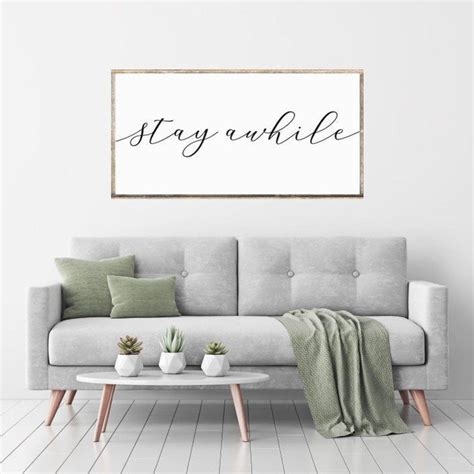 Explore our collection of motivational and famous quotes by authors you know and love. Stay Awhile Printable Living Room Print Bedroom Sign Decor ...