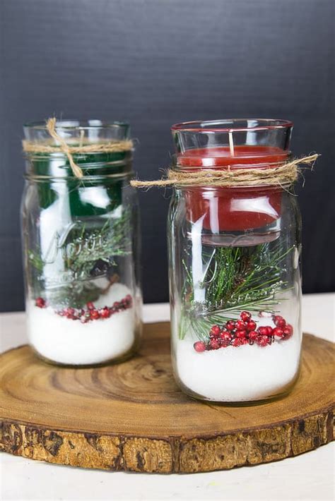 21 Diy Christmas Mason Jars To T Or Decorate With Hot Beauty Health