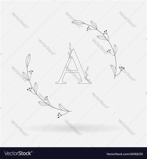 Frame Floral Radial Royalty Free Vector Image Vectorstock