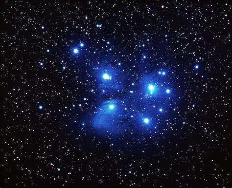 The Pleiades Open Star Cluster Photograph By Tony Hallasscience Photo