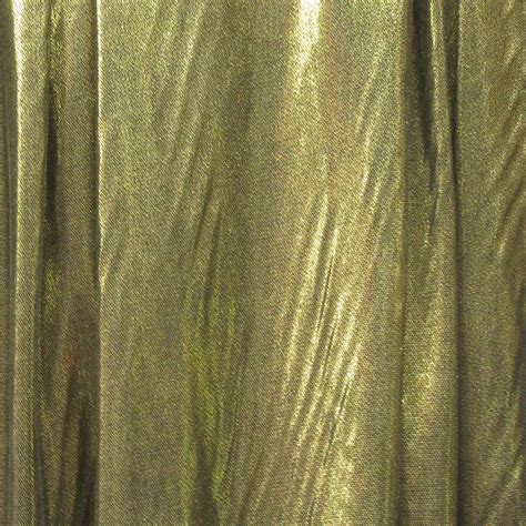 Foil Covered Metallic On Nylon Stretch Mesh Fabric