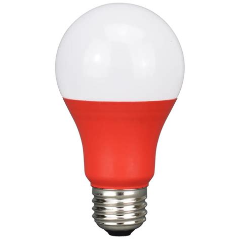 Energetic Led A19 Red Color Bulb At