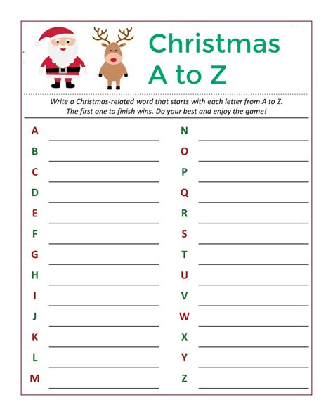 Free Printable Santas Christmas Word Game Mama Likes This