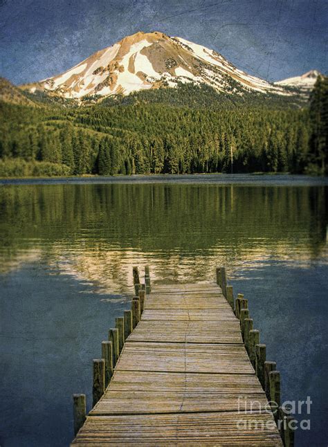 Dock On Mountain Lake Photograph By Jill Battaglia