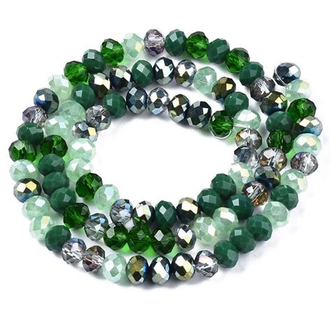 Beads Online Australia Rondelle 4x6mm Imperial Crystal Bead Rondelle 4x6mm 95