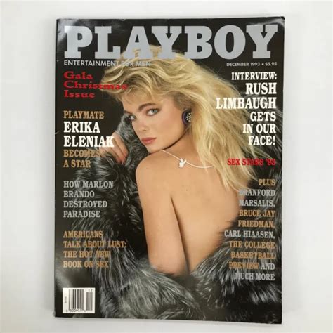 Playboy December Playmate Erika Eleniak Arlene Baxter Centerfold My