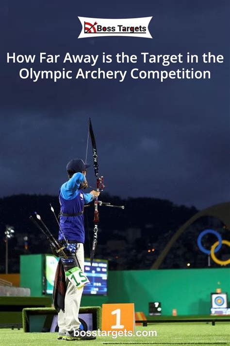 Target archery is the discipline of shooting at stationary circular targets set at specific distances. How far away is the target in the Olympic archery ...