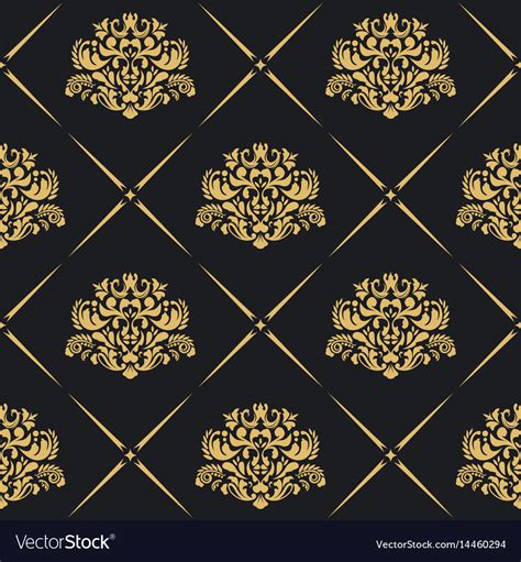 Floral Royal Background Pattern Royalty Free Vector Image