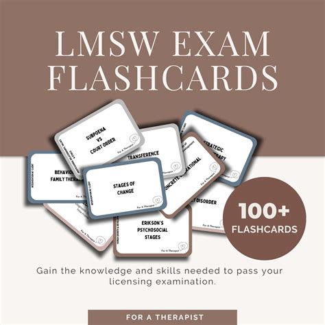 Lcswlmsw Licensing Exam Flashcards Etsy