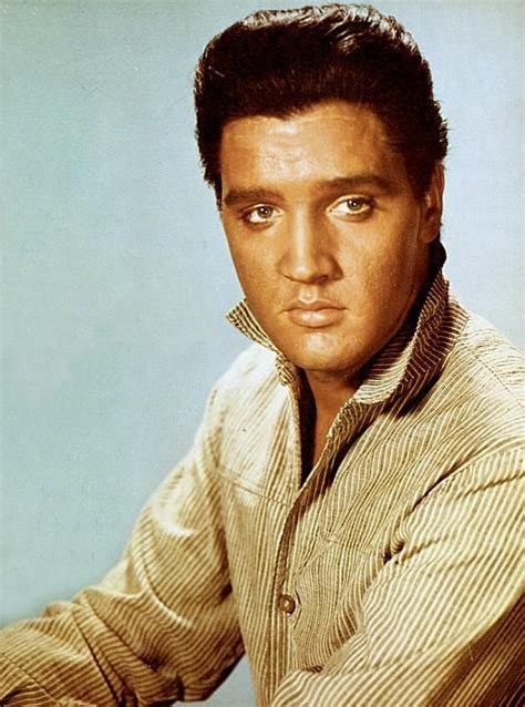 This Picture Of Elvis Is Real Good His Tan And His Light Brown Shirt