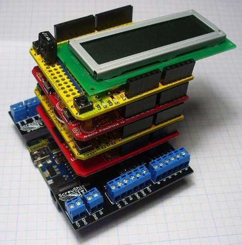 Library for m5stack core development kit. Stacking Arduino Shields | Freetronics