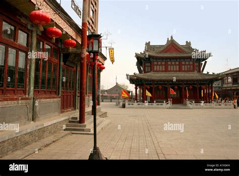 Ancient Town Of Old Beijing Stock Photo Alamy