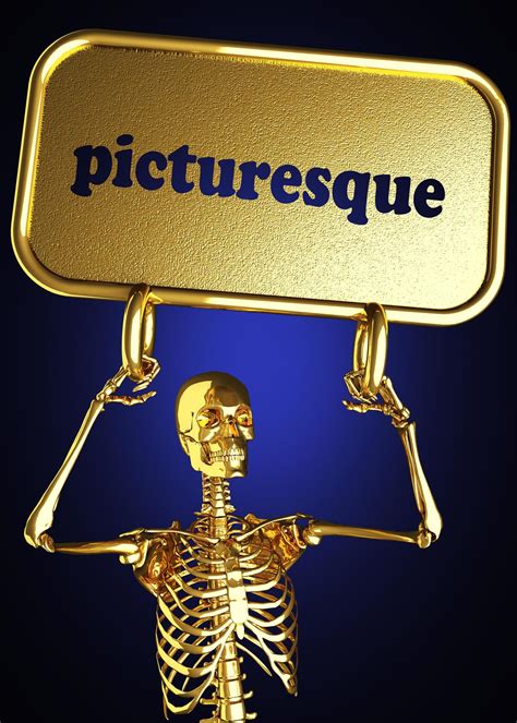 Picturesque Word And Golden Skeleton 6356474 Stock Photo At Vecteezy