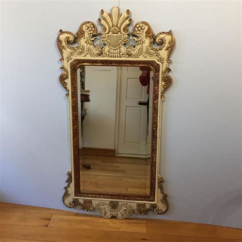 A Large Parcel Gilt Fretwork Bevelled Mirror - Antique Mirrors 