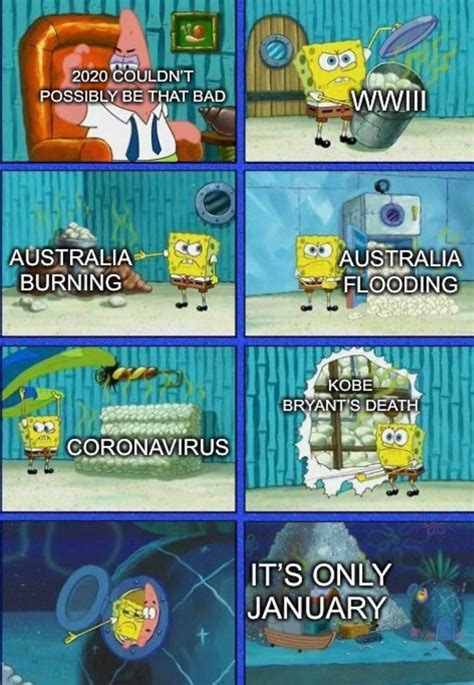 Maybe you would like to learn more about one of these? Fresh Memes That Sum Up January 2020 | Funny spongebob ...