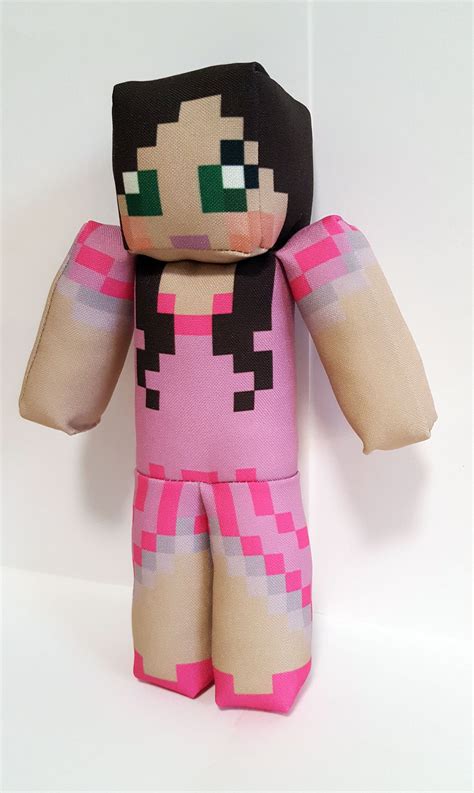 Gamingwithjen Minecraft Supergirlygamer Plush Toy Etsy