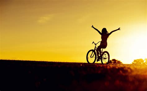 72 top bike wallpaper , carefully selected images for you that start with b letter. Girl on bike at sunset wallpapers and images - wallpapers ...