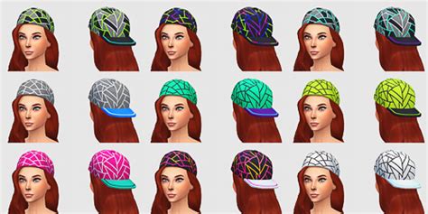 My Sims 4 Blog Backwards Baseball Caps For Females By Sqquaresims