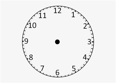 Printable Clock Face Without Hands