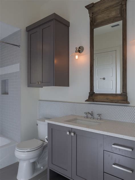 Small bathroom remodel before and after. Over Toilet Storage Home Design Ideas, Pictures, Remodel ...