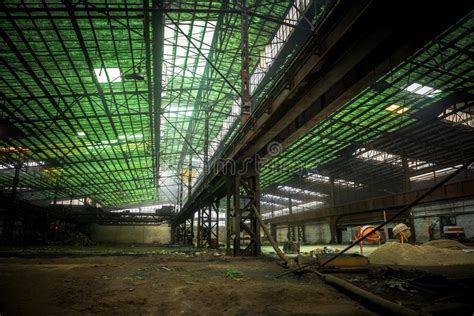 Large Industrial Hall Under Construction Stock Image Image Of Large
