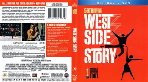 West Side Story Movie Blu Ray Scanned Covers West Side Story Dvd