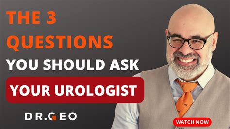 Ep 26 The 3 Questions You Should Ask Your Urologist Youtube