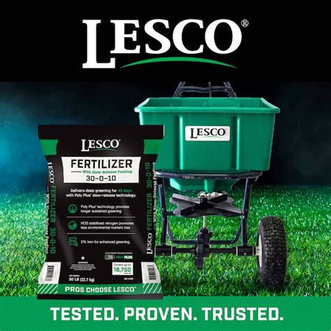 Lesco General Fertilizer 50 Lb 18750 Sq Ft 30 0 10 All Purpose Fertilizer In The Lawn Fertilizer