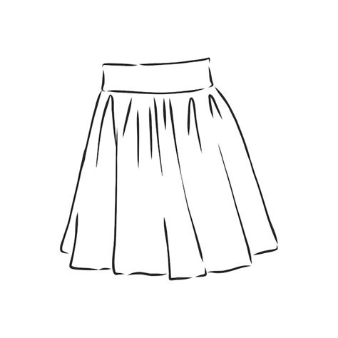 Premium Vector Vector Illustration Of Skirts Womens Clothes Skirt
