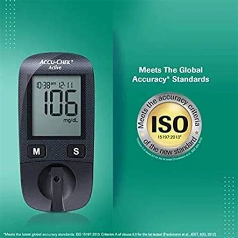 Accu Chek Active Blood Glucose Meter And Lancing Device For Personal