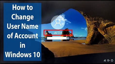 How To Change Your Account Name On Windows 10 Very Easy Change User