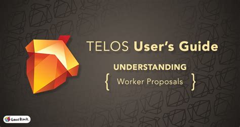 Telos User Guide Understanding Telos Works By Goodblock Medium