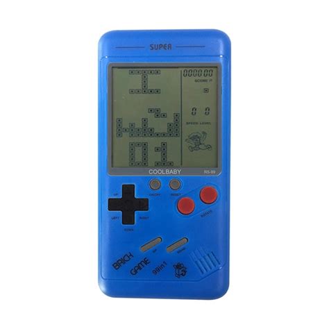 2pcs Retro Mini Classic Childhood Tetris Handheld Game Players Lcd