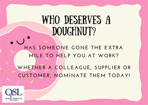 Do You Know Someone Who Deserves A Doughnut Survey